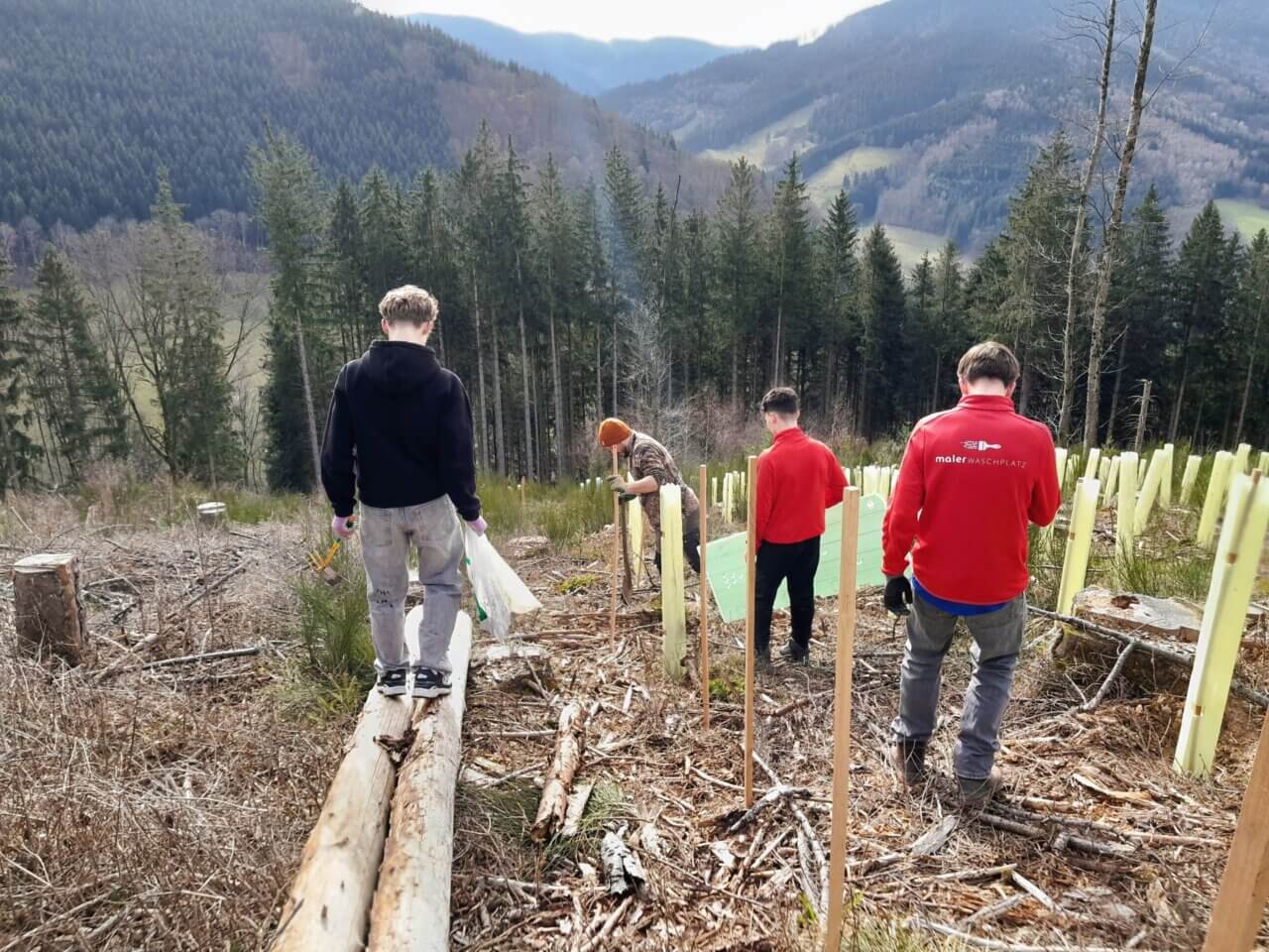 Die Steilheit läßt sich erahnen