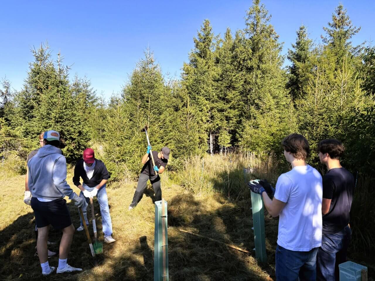 Mit Schwung und vollem Körpereinsatz