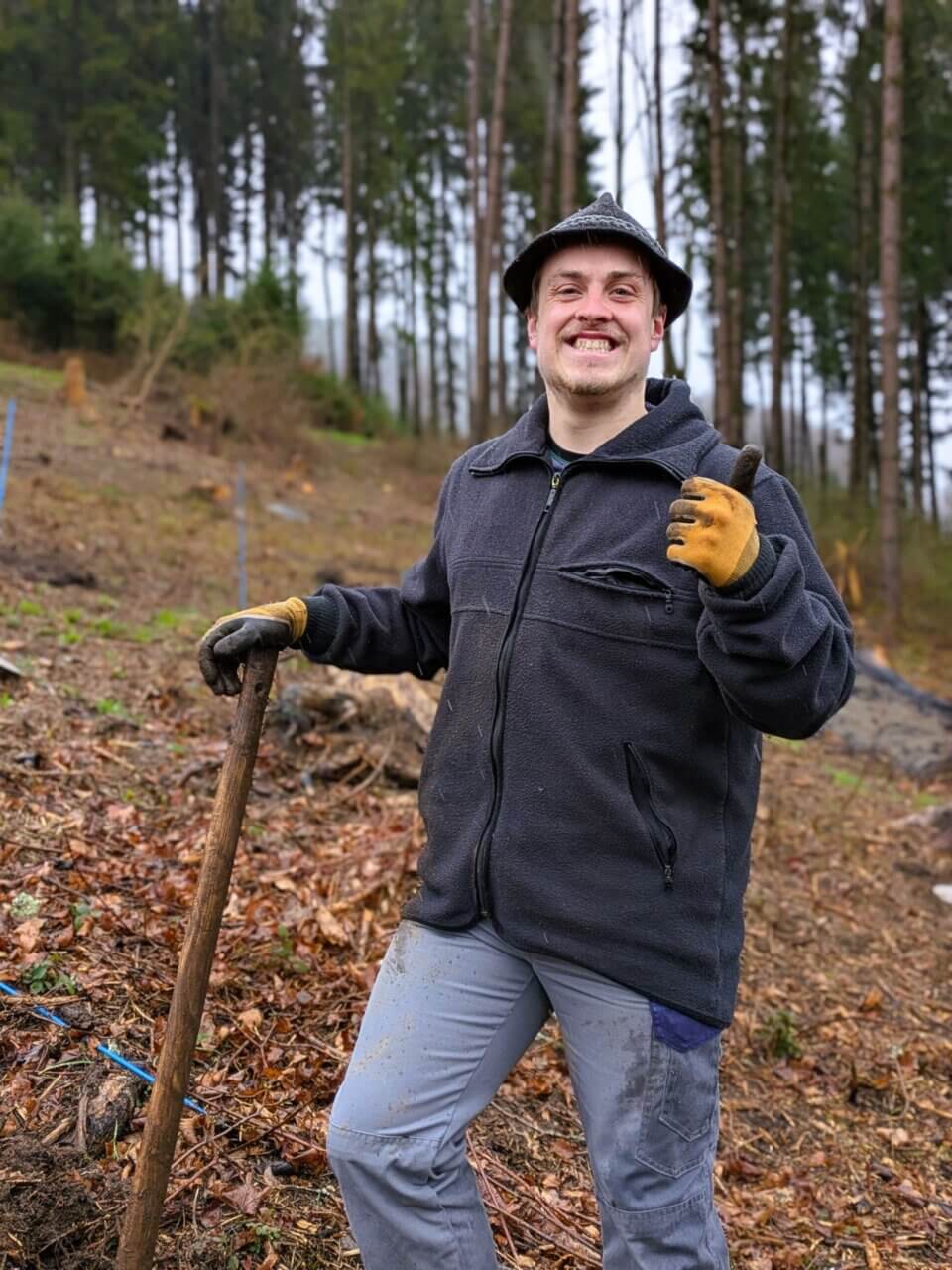 Daumen hoch für Zukunftsbäume