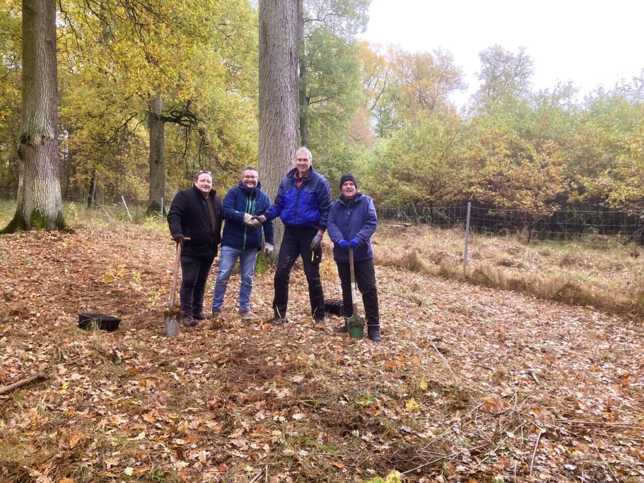 die Pflanzreihe ist geschlossen