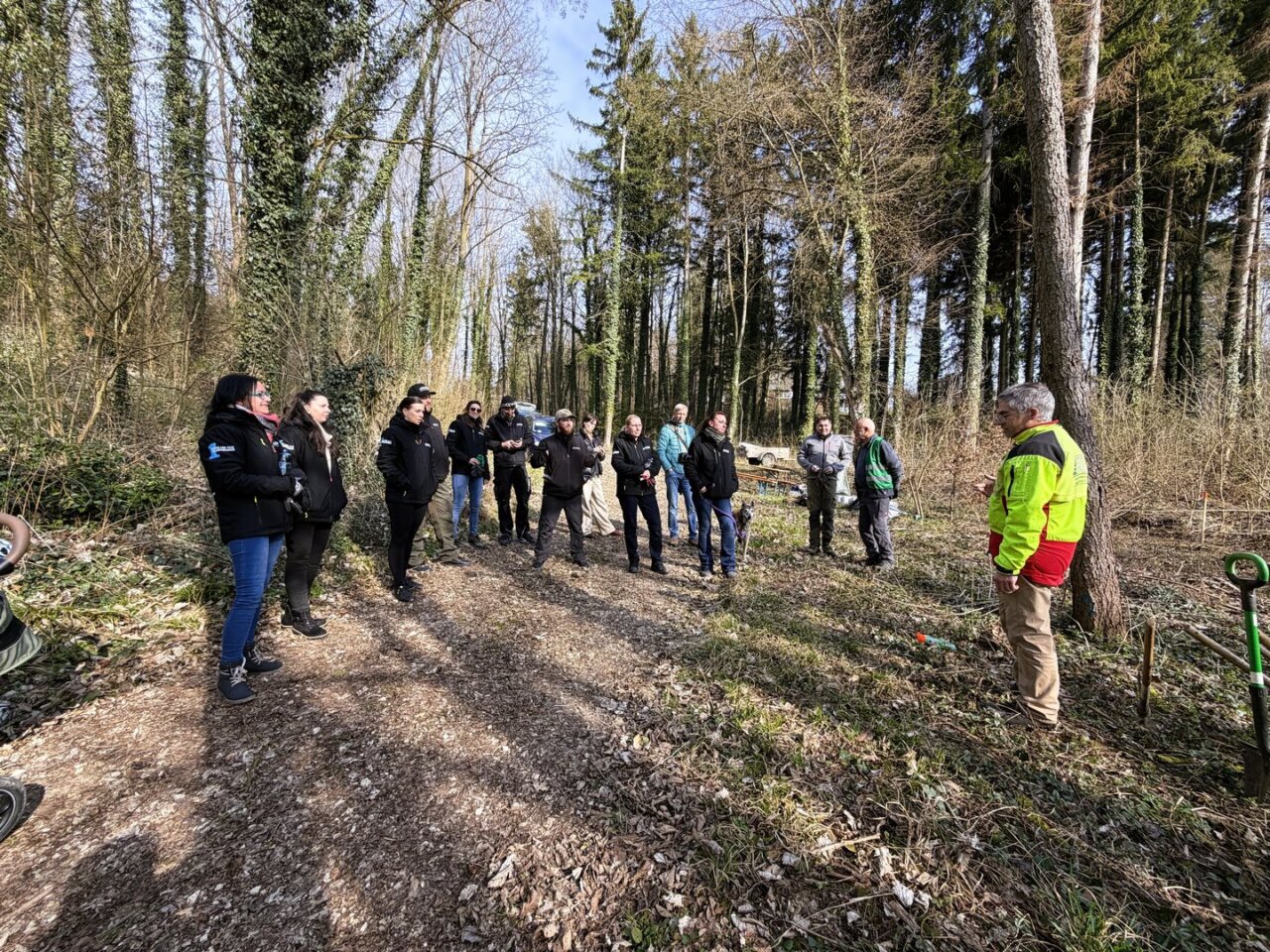 Förster Philipp Hanner bei der Einführung